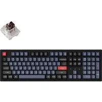Keychron K10 Pro QMK/VIA Wireless RGB Hot Swap K Pro Brown - Gaming Tangentbord - Nordisk - Svart