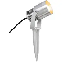 EVN PC671002 Trädgårdsstrålkastare LED jordspett 24V 10W Gartenspot, Aluminium / grå / zink, Aluminium / grå / zink