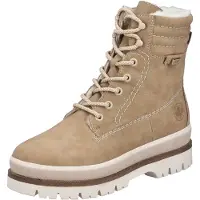 Rieker Stövlett med snörning beige