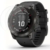 Mtp Products Garmin Fenix 7X Pro Härdat Glas Skärmskydd - 9H - Klar - 2 stk