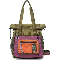 Desigual Ryggsäck brun / lila / neonorange
