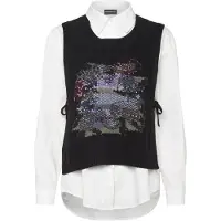 Desigual Blus svart / vit