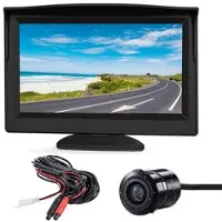 Mtp Products Bakre Bilkamera med LCD Display RH-501 - Svart