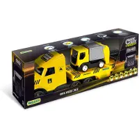 Wader Magic Truck Technic Släplastbil och Fordon 78 cm Wader