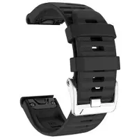 Mtp Products Sportarmband i silikon för Garmin Fenix 3 / 3 HR / 5X / 5X Plus / 6X / 6X Pro - Svart