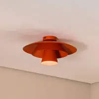 Luminex Taklampa Plato , dimbar, Gul / orange, Vardagsrum / matsal, Metall, Modern, Taklampa