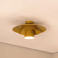 Luminex Taklampa Plato , dimbar, Gul / orange, Vardagsrum / matsal, Metall, Modern, Taklampa