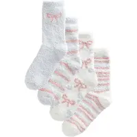 Next Sockor ecru / pastellblå / korall