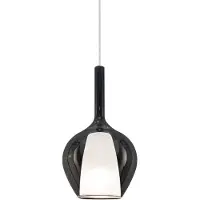 Ideal Lux Hänglampa Kalique, dimbar, Aluminium / grå / zink, Vardagsrum / matsal, Syntetmaterial, Modern, Pendellampa