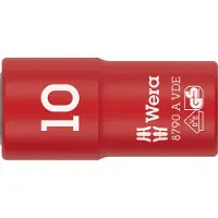 Wera 8790 A VDE 05005936001 Ytter-sexkantig Hylsnyckelinsats Isolerade 10 mm 10 mm 1/4