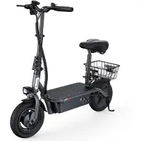 IScooter F3 1000W Motor City Pendling Elektrisk Skoter 48V13AH Batteri 10 Tum Vägdäck Utomhus Körning E-SCOOTER