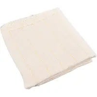 Igeteck Tuftväv Polyester Bomullsblandad Dörrbredd Stark Väv Lätt att Gå Sönder Vit Standard Gul