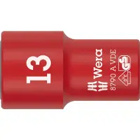 Wera 8790 A VDE 05005939001 Ytter-sexkantig Hylsnyckelinsats 13 mm 13 mm 1/4