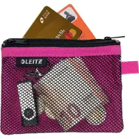 Leitz WOW Travel Small - Påse for personal belongings / ID / credit cards / cable / cash / earphones - nylon - svart