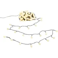 QAZQA Julgransbelysning grön med 100 LED-lampor vit 5m IP44 - Dasher