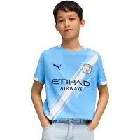 Puma Manchester City Fc 25/26 Replica Hemma Junior T-shirt Med Kort ärm
