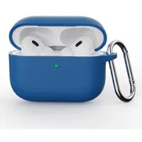 Mtp Products AirPods Pro 3 Silikonskal med Karbinhake - Mörkblå