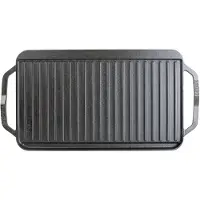 Lodge Cast Iron Chef Collection Rectangular Reversible Grill & Griddle - 20 i x 10 in