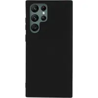 Mtp Products Anti-Fingeravtryck Matt Samsung Galaxy S22 Ultra 5G TPU-skal - Svart