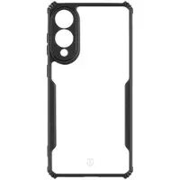 Tactical Samsung Galaxy S25 Edge Quantum Stealth-Skal med förstärkta hörn - Klar / Svart