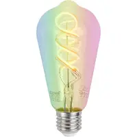 Luumr Smart E27 Dimbar LED-lampa ST64 Klar RGBW 4W 250lm 2700K