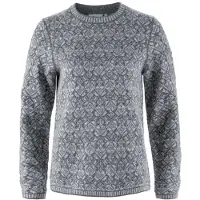 Fjällräven Women's Snow Round Neck Sweater Grey
