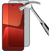Mtp Products Xiaomi 13T/13T Pro/OnePlus Nord CE4 Lite Privacy Heltäckande Härdat Glas Skärmskydd - 9H - Svart Kant