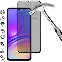 Mtp Products Samsung Galaxy A07 4G/A06 Privacy Heltäckande Härdat Glas Skärmskydd - 9H - Svart Kant