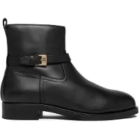Tommy Hilfiger Leather Buckle Riding Boots