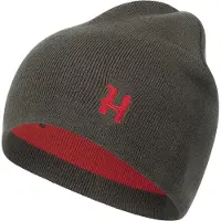 Härkila Aspire Reversible Beanie Shadow Brown/red