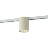 QAZQA Modern beige spotlight för 1-fas skensystem - Iconic Rondoo Up