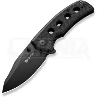 SENCUT Excalis S23068-1 Black 9Cr18MoV, Black G10 pocket knife