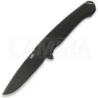 MK Knives & Tools Ingeni Blackout 01F-FP003 Stonewashed Black PVD CPM S90V, Black PVD Titanium, pocket knife