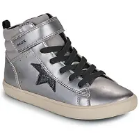 Geox Höga sneakers J GISLI GIRL flickor - Silver - 32