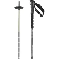 Salomon - Skidstavar - Steep Pro Vario S3 Black/Ebony för UnisexAluminium - Svart