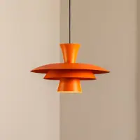 Luminex Hänglampa Plato , dimbar, Gul / orange, Vardagsrum / matsal, Metall, Modern, Pendellampa