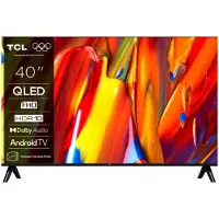 TCL 40V5C - 40" Diagonal klass (39.5" visbar) - V5C Series LED-bakgrundsbelyst LCD-TV - QLED - Smart TV - Android TV - 1080p 1920 x 1080 - HDR - bo...