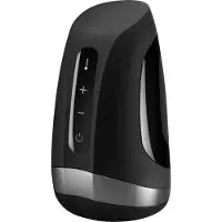 Satisfyer Men Heat Vibration Masturbator - Svart - Svart