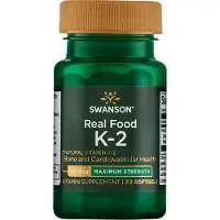 Swanson Health , Riktig Kost K2, Maximum Styrka , 200 mcg, 30 Softgels