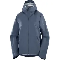 Salomon - Vandringskläder dam - Outerpath 2.5L Jacket W Blue Nights för Unisex - Storlek XS - Marinblå