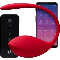 Satisfyer Shiny Petal Vibrerande ägg - Röd - Röd
