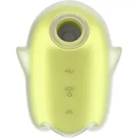 Satisfyer Glowing Ghost Lufttrycksvibrator - Gul - Gul