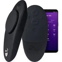 We-vibe Moxie+ Fjärrkontrollerad Trosvibrator - Svart - Svart