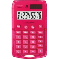 Rebell Starlet PK, Ficka, Grundläggande, 8 siffror, 1 linjer, Batteri/solcell, Rosa