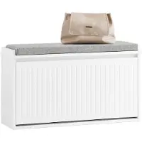 SoBuy Skobänk med dyna FSR98-L-W