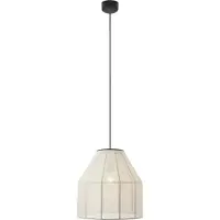 Markslöjd Hänglampa Aiko, dimbar, Creme / bärnsten, Vardagsrum / matsal, Textil / tyger / siden, Pendellampa