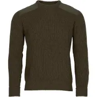 Pinewood Men's Lappland Rough Sweater Mossgreen Melange