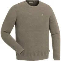 Pinewood Värnamo Rundhalsad Stickad Tröja (Färg: Mullvadsmelerad, Storlek: 2XL)