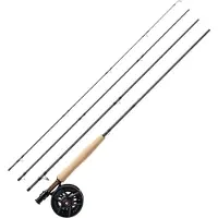 Greys Fishing Greys Enhands Flugfiske Kit Fin Combo 4-Delad (Klass / Längd: 6-7 / 9 Fot)