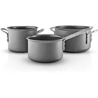 Eva Trio Grey Line 3 Pieces-1.8 L-2.5 L-3.8 L Kastrullset